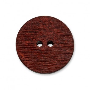 22mm Knopf echt Holz, gebürstet