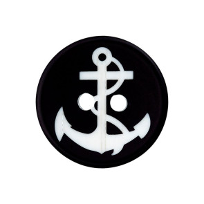 Union Knopf Poly.-Knopf 2-Loch Anker 20mm 20St