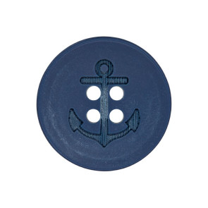 Union Knopf Poly.-Knopf 4-Loch Anker 20mm 18St