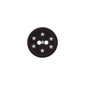 Union Knopf Polyesterknopf 2-Loch 15mm 25St