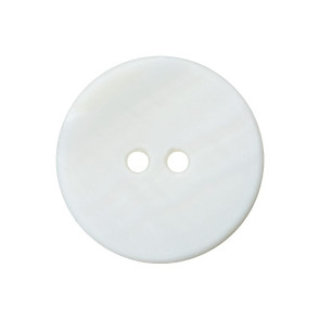 Union Knopf Perlmuttknopf 2-Loch 23mm 18St