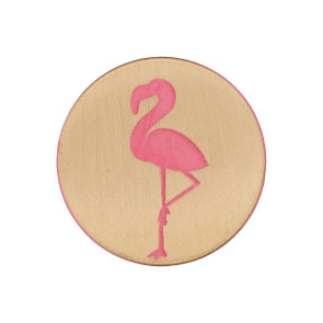 Union Knopf Metallknopf Flamingo Öse 20mm 12St
