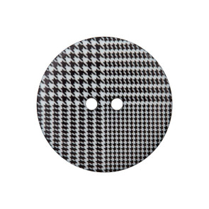 Union Knopf Polyesterknopf 2-Loch 18mm 20St