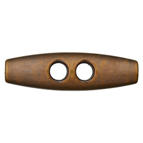 Union Knopf Polyest. metallis. 2-Loch 40mm 8St