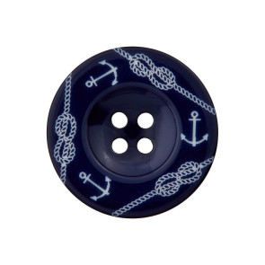 Union Knopf Poly.-Knopf 4-Loch Anker 20mm 20St
