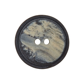 Union Knopf Polyesterknopf 2-Loch 28mm 15St