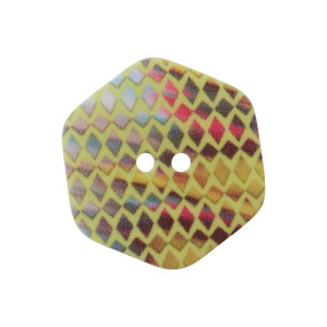 Union Knopf Polyesterknopf 2-Loch 25mm 12St