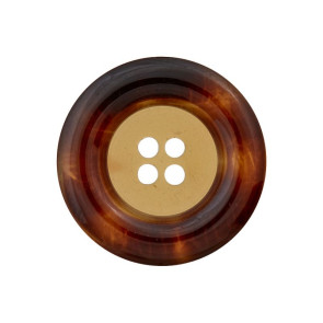 Union Knopf Polyesterknopf 4-Loch 23mm 15St