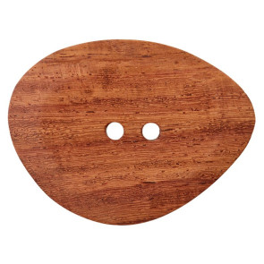 Union Knopf Holzknopf 2-Loch 40mm 8St