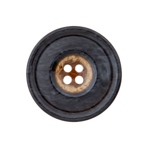 Union Knopf Polyesterknopf 4-Loch 23mm 18St