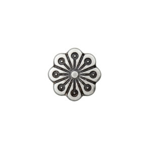 Union Knopf Metallknopf Öse Blume 10mm 25St