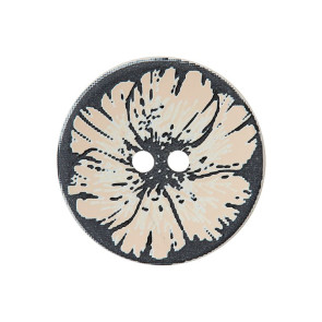 Union Knopf Polyesterknopf 2-Loch 20mm 18St