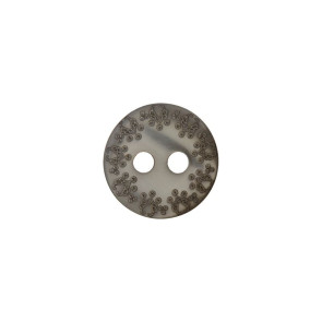 Union Knopf Polyesterknopf 2-Loch 11mm 40St