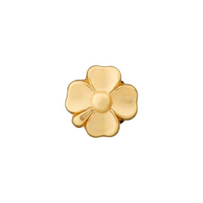 Union Knopf Metallknopf Öse Blume 12mm 25St