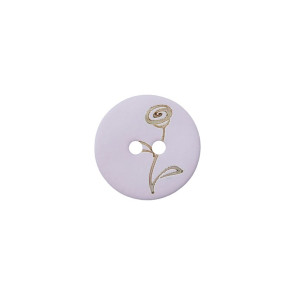 Union Knopf Perlmuttknopf 2-Loch 15mm 18St
