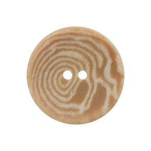 Union Knopf Steinn/Poly-Knopf rec.2L 23mm creme18St