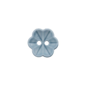 Union Knopf Poly-Knopf Blume 2L 15mm 22St
