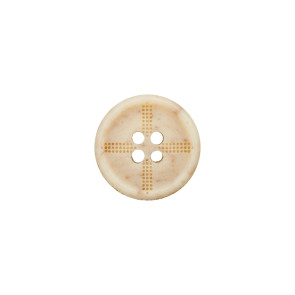 Union Knopf Horn/Poly Kn rec 4L 15mm - 25St