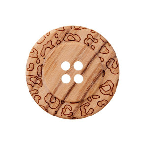 Union Knopf Holz Kn 4L 25mm - 18St