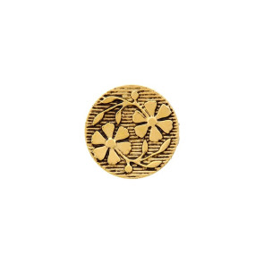 Union Knopf Poly Kn Öse metallis.14mm - 35St