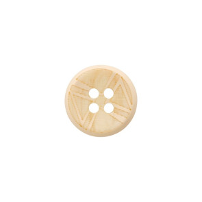 Union Knopf Poly Kn 4L Muster 15mm - 25St