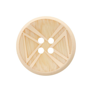 Union Knopf Poly Kn 4L Muster 25mm - 15St