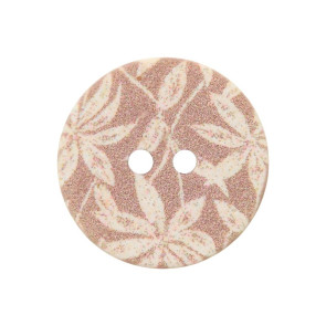 Union Knopf Poly Kn 2L Floral 23mm - 15St