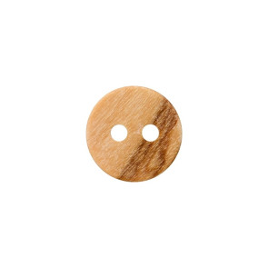 Union Knopf Holz Kn 2L 9mm ohne Rand - 35St