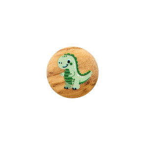 Union Knopf Holz Kn Öse 15mm Baby Dino - 20St