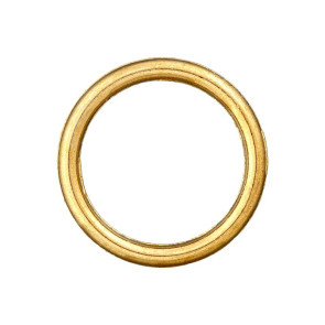 Union Knopf Metall-Ring 35mm 10St