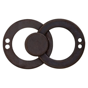 Union Knopf Metallschließe 30mm 10St