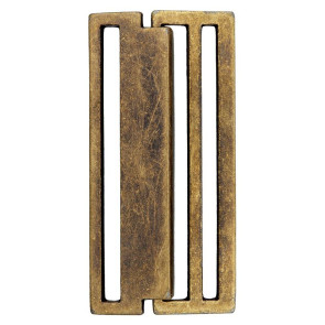 Union Knopf Metallschließe 60mm 3St