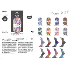 PRO LANA Alpin Stretch 4f. 100g. - Sort. 8kg