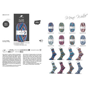 PRO LANA Flums Stretch 4f. 100g. - Sort. 8kg