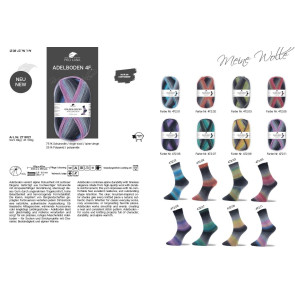 PRO LANA Adelboden 4f. 100g. - Sort. 8kg