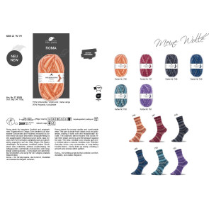 PRO LANA Roma 4f. 100g  Sort. 6kg