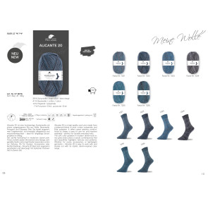 PRO LANA Golden Socks Alicante 20 Denim 4f