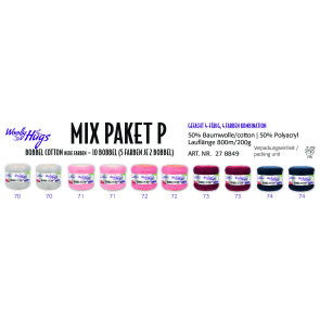 WOOLLY HUGS Bobbel Mix Paket P 10x200g