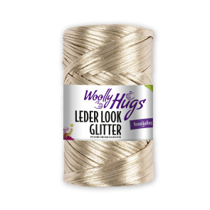 WOOLLY HUGS Leder-Look Glitter 5x200g