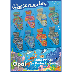Opal Wasserwelten 4-fach (8x1Knäuel)