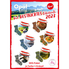 Opal Viel Gestricktes Österreich 2023 6fach (6x1Knäuel)