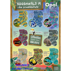 Opal Regenwald 19 4fach (8x1Knäuel)