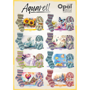 Opal Aquarell 4-fach Sortiment