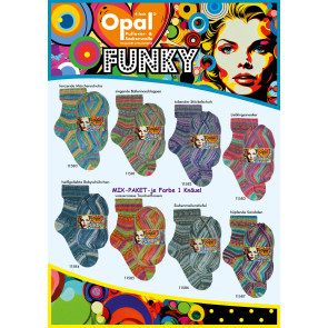 Opal Funky 4-fach (8x1Knäuel)