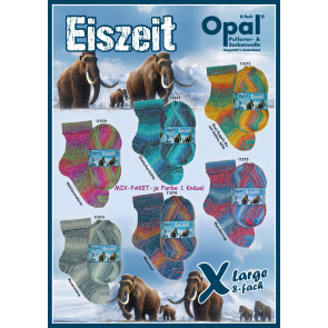 Opal XLarge Eiszeit  8-fach (6x1Knäuel)