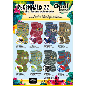 Opal Regenwald 22 6fach (8x1Knäuel)