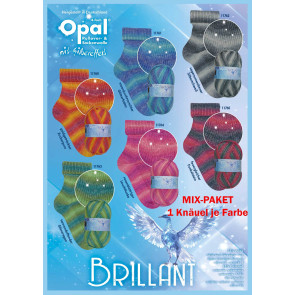 Opal Brilliant mit Silbereffekt 4-fach (6x1Knäuel)