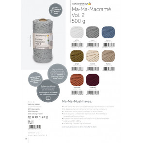 SCHACH. Sort.  Ma-Ma-Macramé Vol 2 12kg