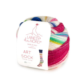LAINES DU NORD Art Sock  - 10x100g *