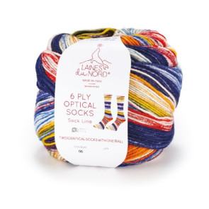 LAINES DU NORD Optical Socks 6 Ply - 5x150g
